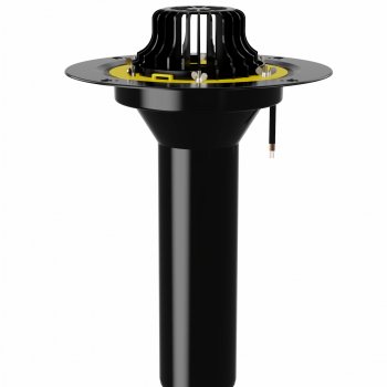 Воронка с обжимным фланцем обогреваемая VMO 110x450